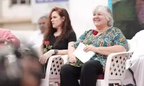 Aleida Guevara, daughter of Che Guevara visits Hyderabad