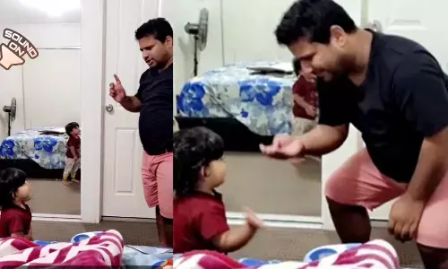 Watch The Trending Video Of Father Trying To Understand Toddlers Babble