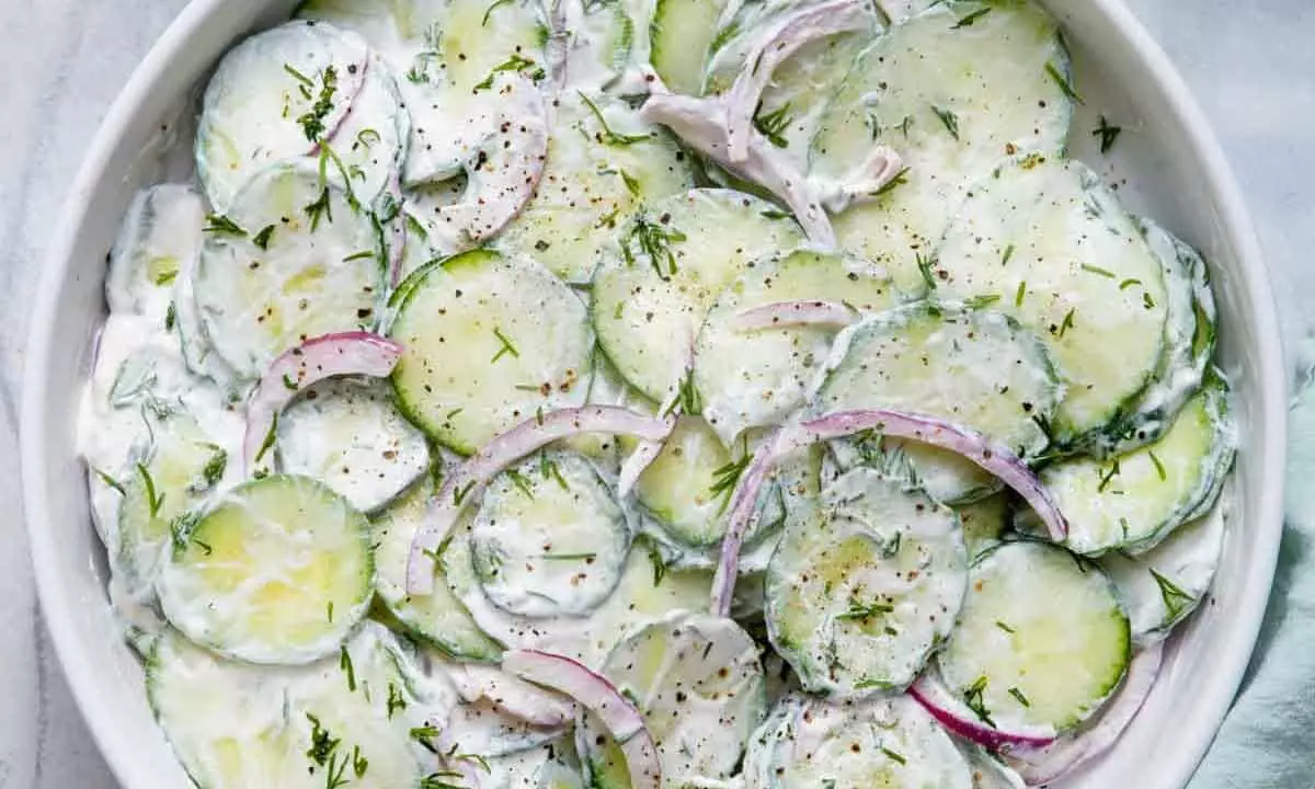 one can have more of cucumbers without worrying about weight gain. This recipe taste good and easy to prepare.