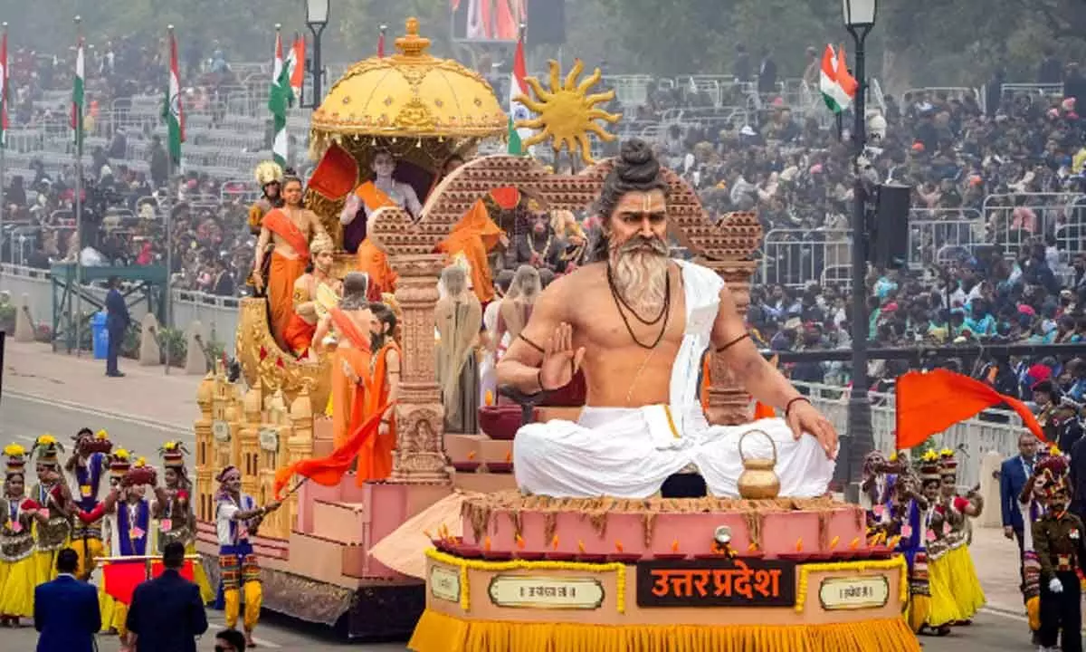 UPs R-Day tableau depicts Lord Ram, Ayodhya Deepotsav