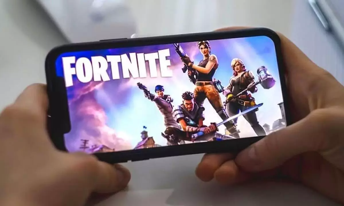 You can play Fortnite on phone only if you are an adult