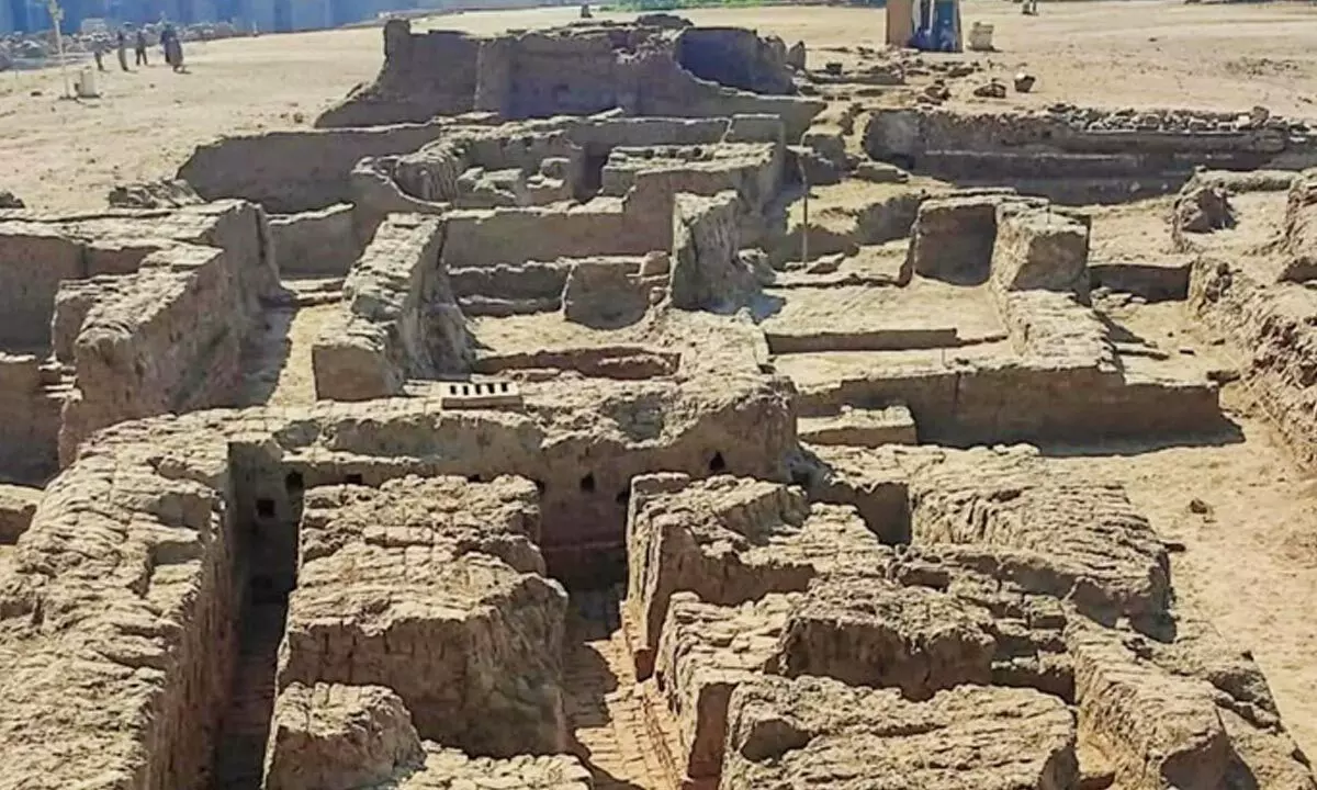 Roman-era city, Luxor, 24 January 2023. (AFP/Ho/Egyptian Ministry of Antiquities)