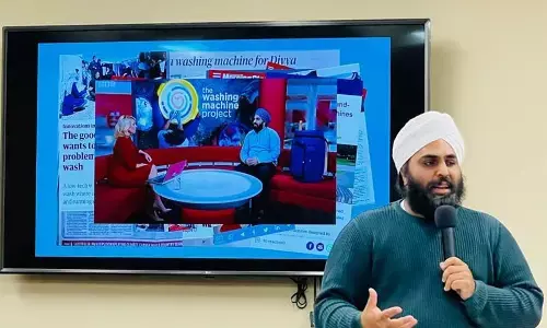 British engineer wins Sunak award for hand-crank washing machine