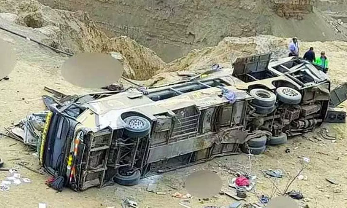 24 killed in road accident in Peru