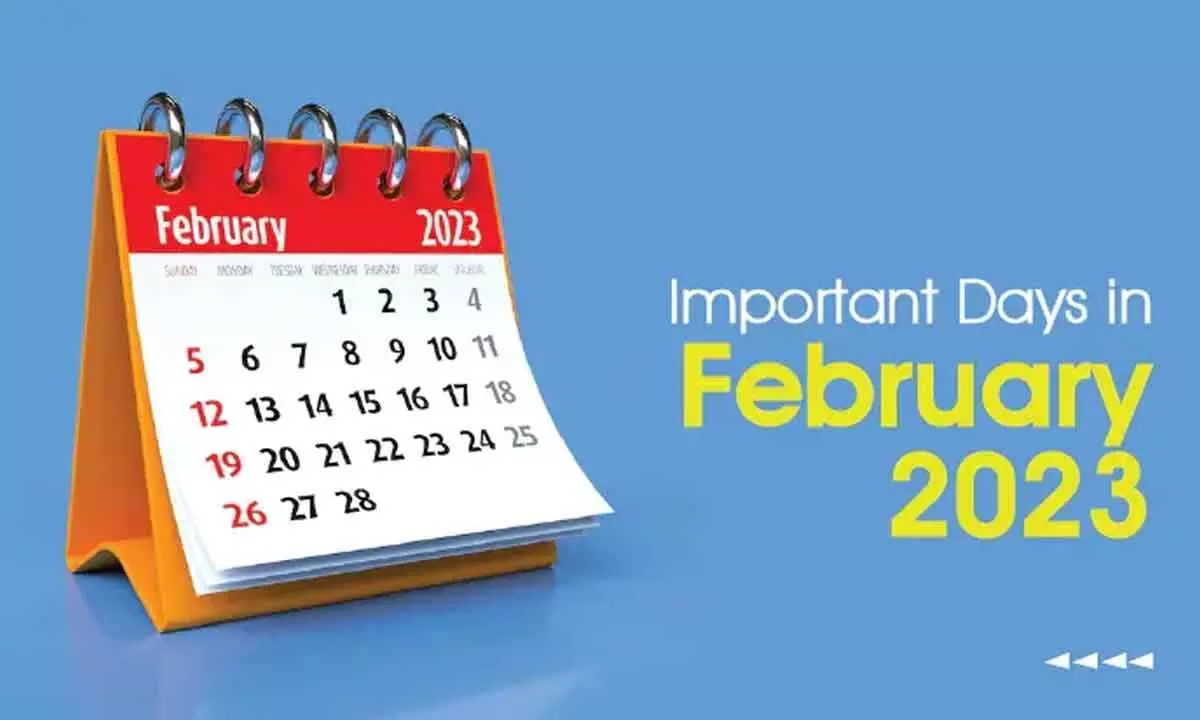 National and International Dates Of February 2023