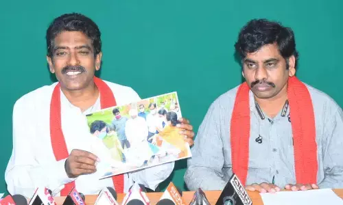YSRCP leaders eye on prime lands alleges CPI (M) leader Ganga Rao