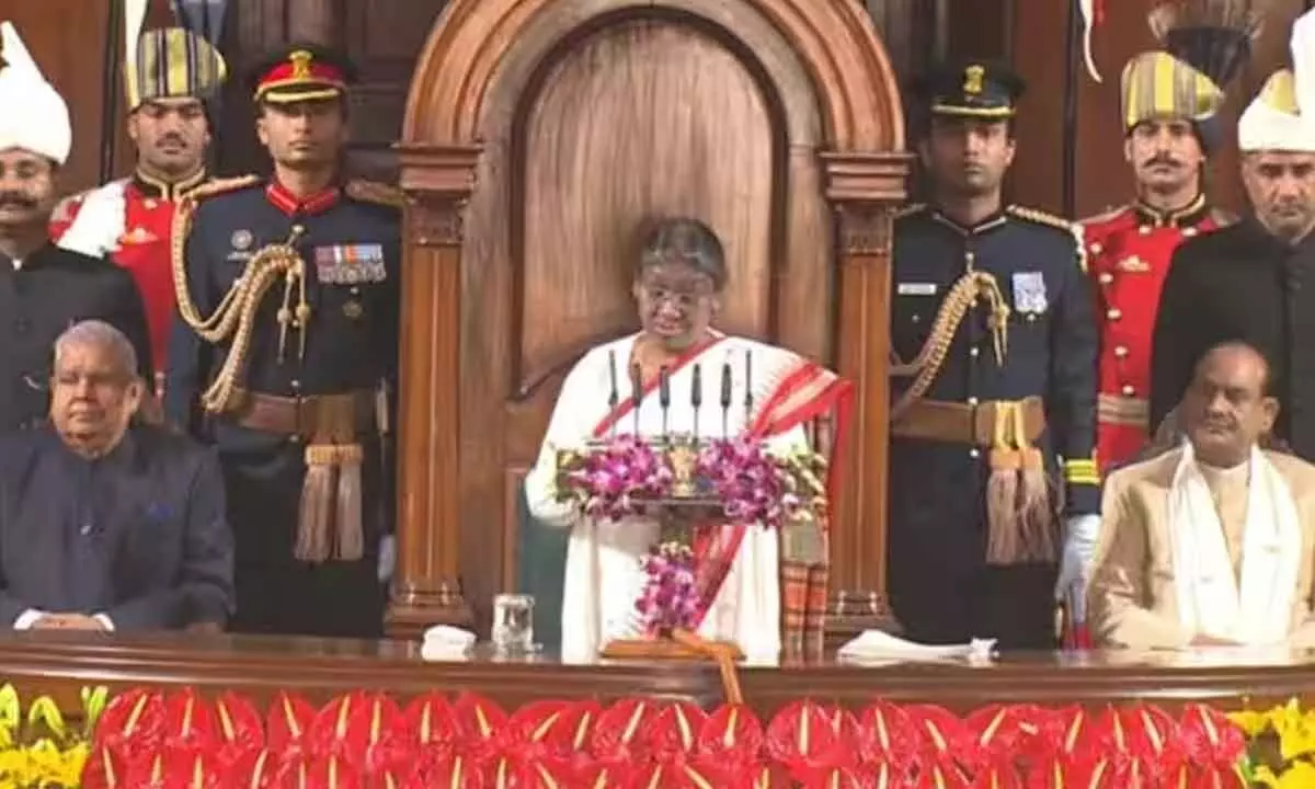 We have to build Aatmanirbhar India: Prez Murmu in her 1st address to Parliament