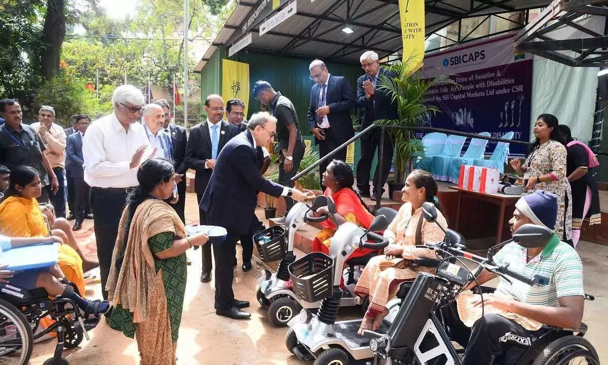 Free assistive devices provided to 300 people with special needs