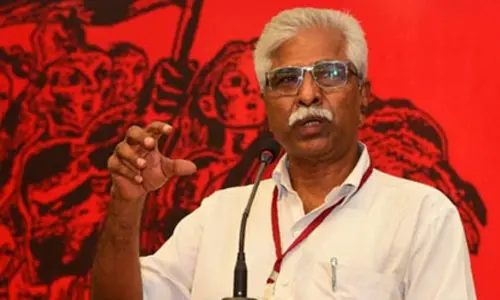 CPM State secretary V Srinivasa Rao