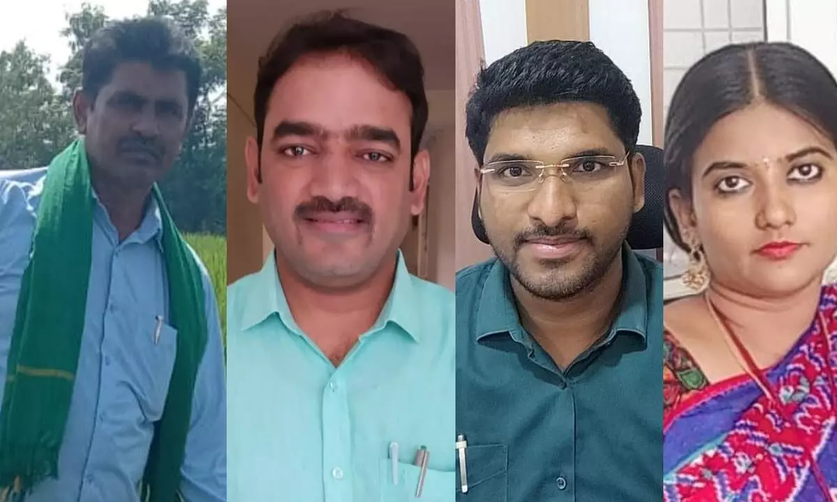 Vangala Venkat Reddy, Dr Mallareddy, Rondla Dilip Reddy and Challuri Madhuri