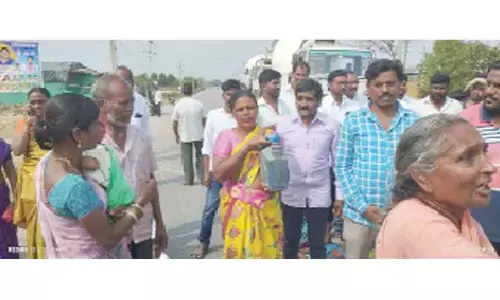 Villagers raise question over 2 BHK beneficiaries