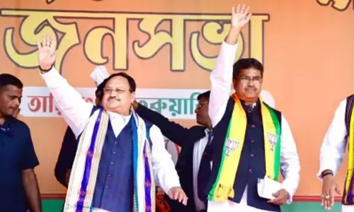 Congress, CPI-M contesting Tripura polls together to save their existence: Nadda