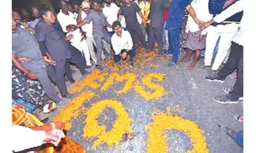 Lokesh completes 100 km padayatra in 8 days