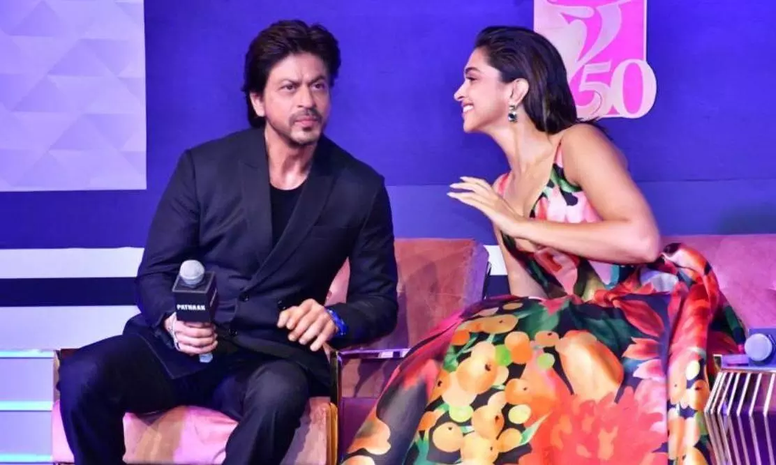 Shah Rukh Khan responded with a clever remark when questioned about collaborating again with Deepika Padukone after Pathaan.