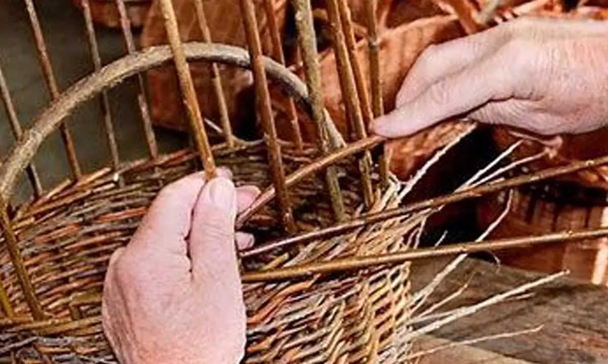Know the History of Basket Weaving: Make baskets using recycled materials