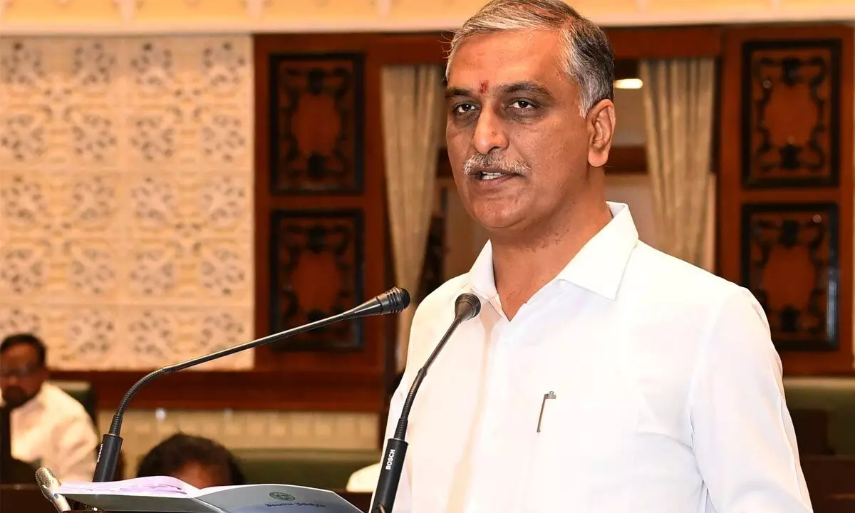 Finance minister T Harish Rao