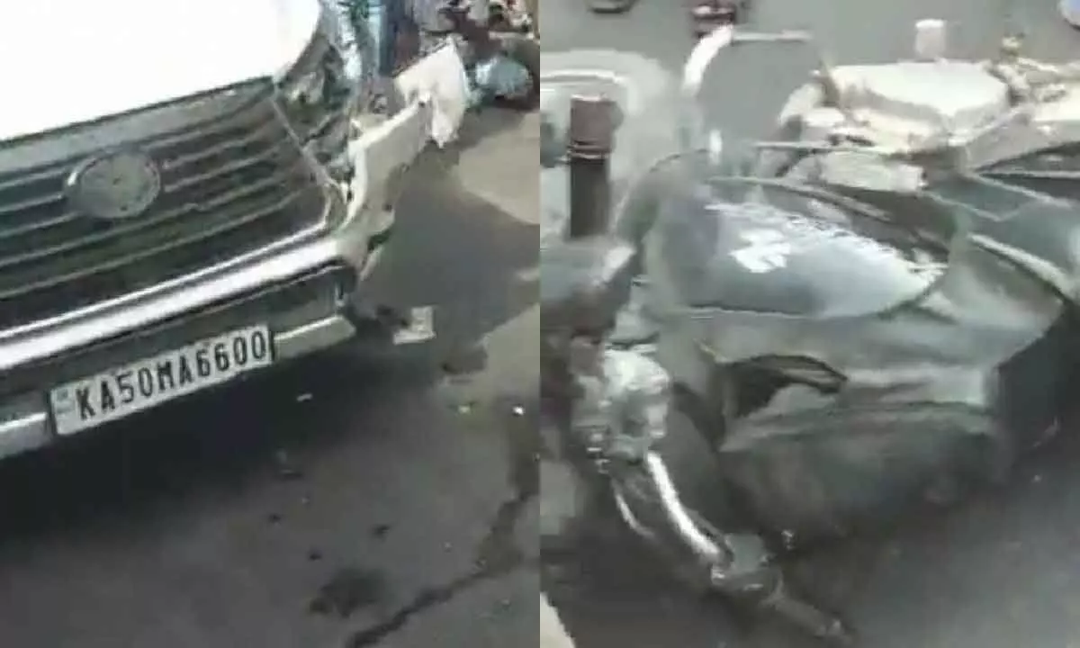 Killer SUV in Bengaluru was embossed with BJP MLAs pass