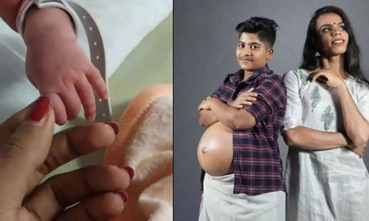 Trans couple blessed with baby in Kerala