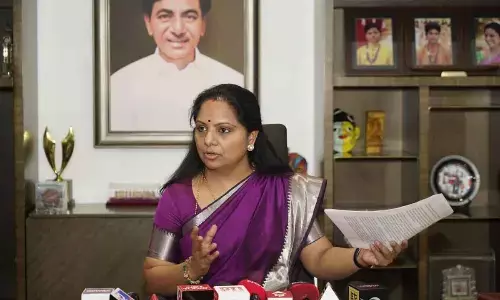 Modi spoke blatant lies in Parl, charges Kavitha