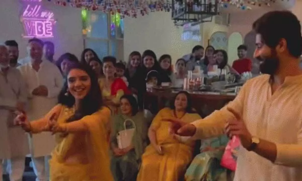 Watch The Trending Video Of A Woman Dancing With Her Partner At Her Baby Shower