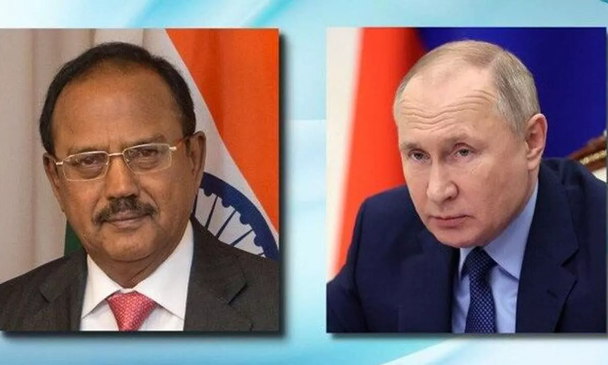 NSA Doval holds talks with Russian Prez Putin