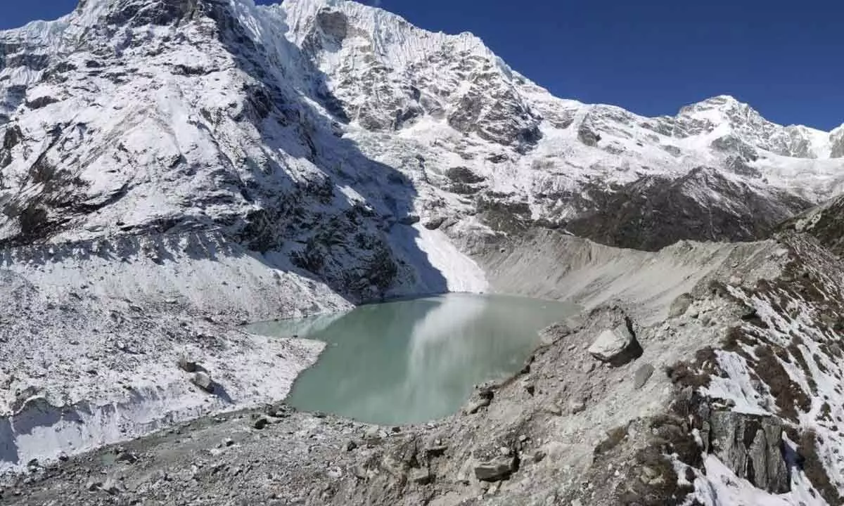 Increasing threat of glacial lake outbursts