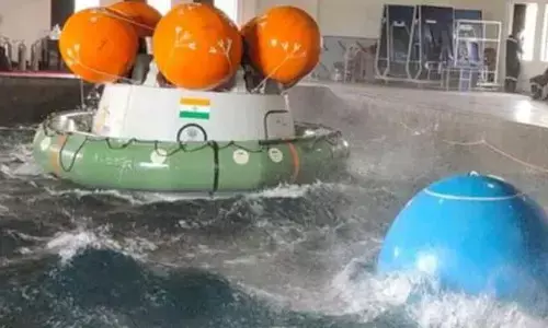 ISRO begins recovery trials of the Gaganyaan crew module