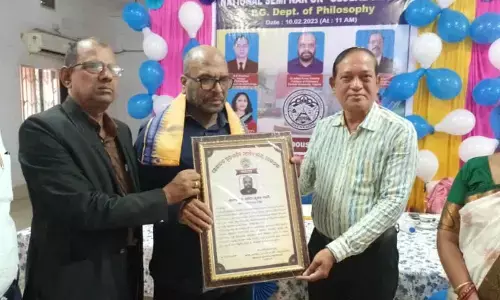 Seminar on Global Crisis: Education system should be based on values says Prof A K Mohanty