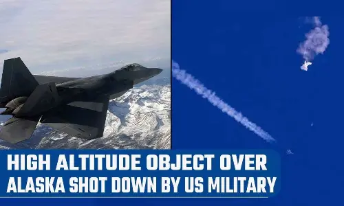US shoots down high-altitude object over Alaska