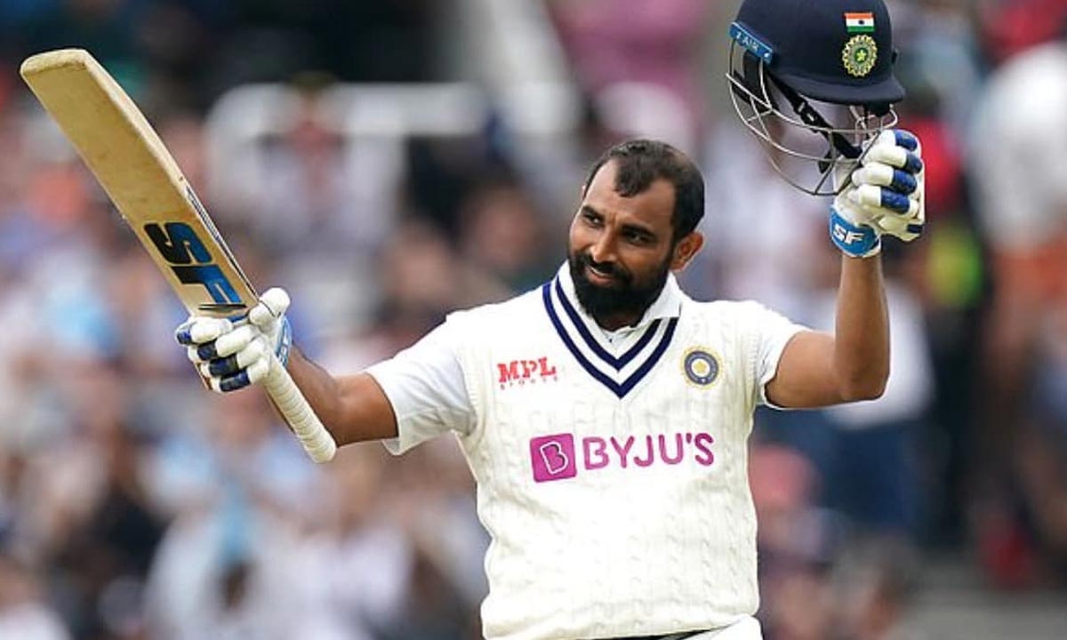 Shami Overtakes Kohli In A Test Batting Record