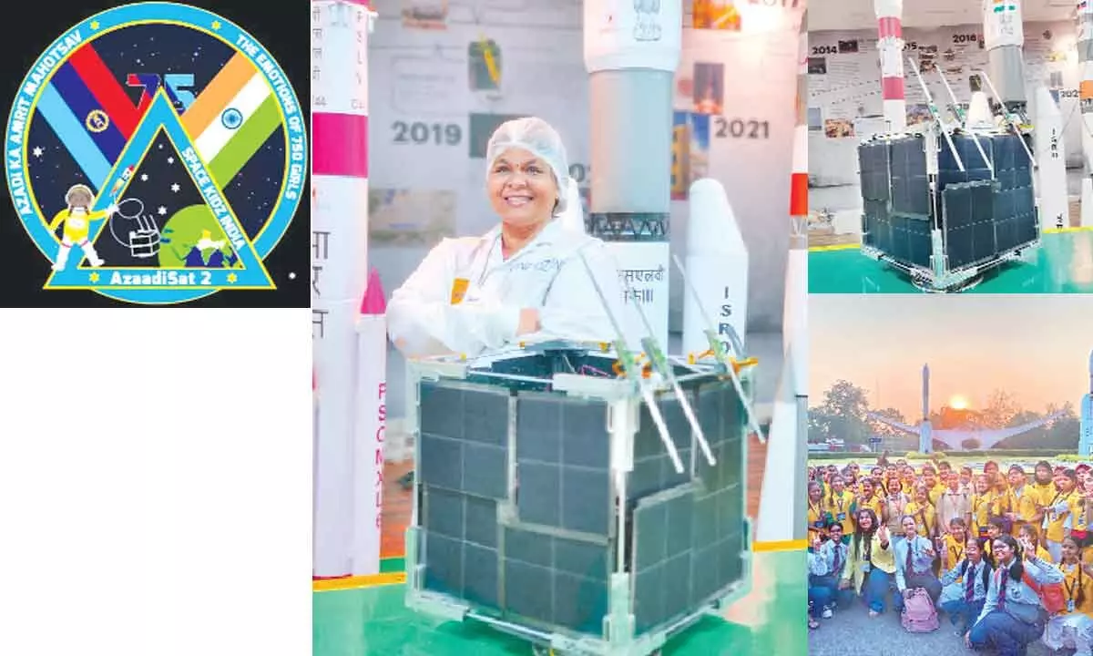Teen girls come together to build a satellite for ISRO