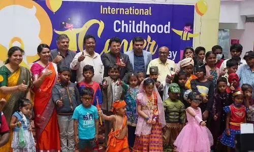 A team of doctors of the hospital along with the invitees at the ‘bravehearts 2023’ programme in Visakhapatnam on Sunday