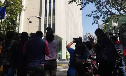 Income Tax Officials Conducts Searches At BBC Office In Delhi