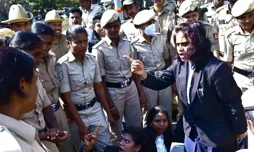 Advocates protest for enforcement of Advocates Protection Act