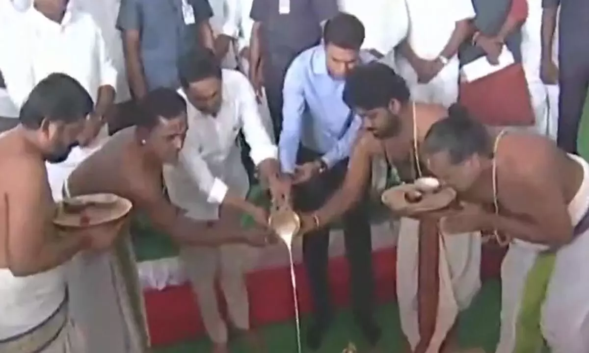 YS Jagan lays foundation stone for Steel plant in Kadapa, says dream of the region fulfilled