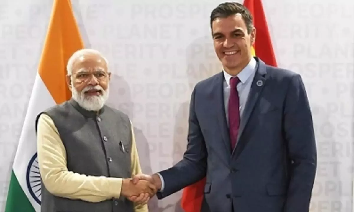 Prime Minister Narendra Modi and Spanish counterpart Pedro Sanchez