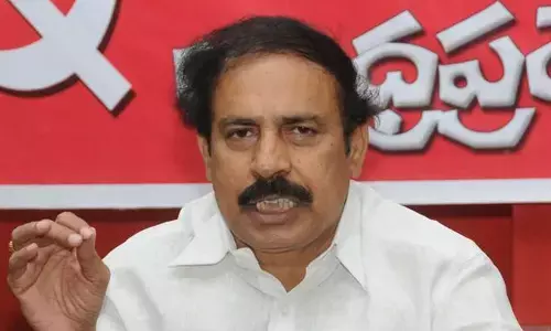 CPI State Secretary K Ramakrishna