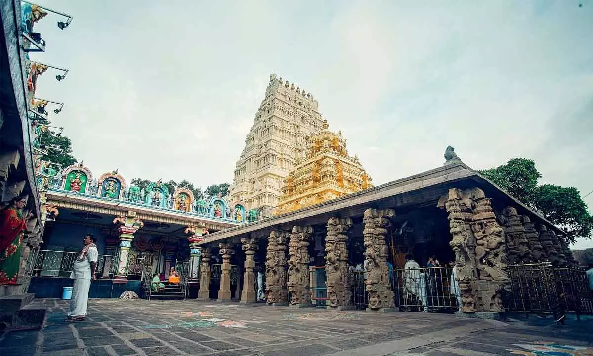AP tourism dept. introduces Laser Show at Srisailam temple, attracts devotees