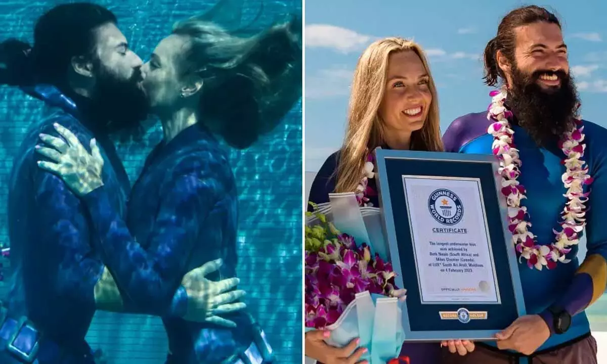 Couple Set Guinness World Record For Having Longest Underwater Kiss