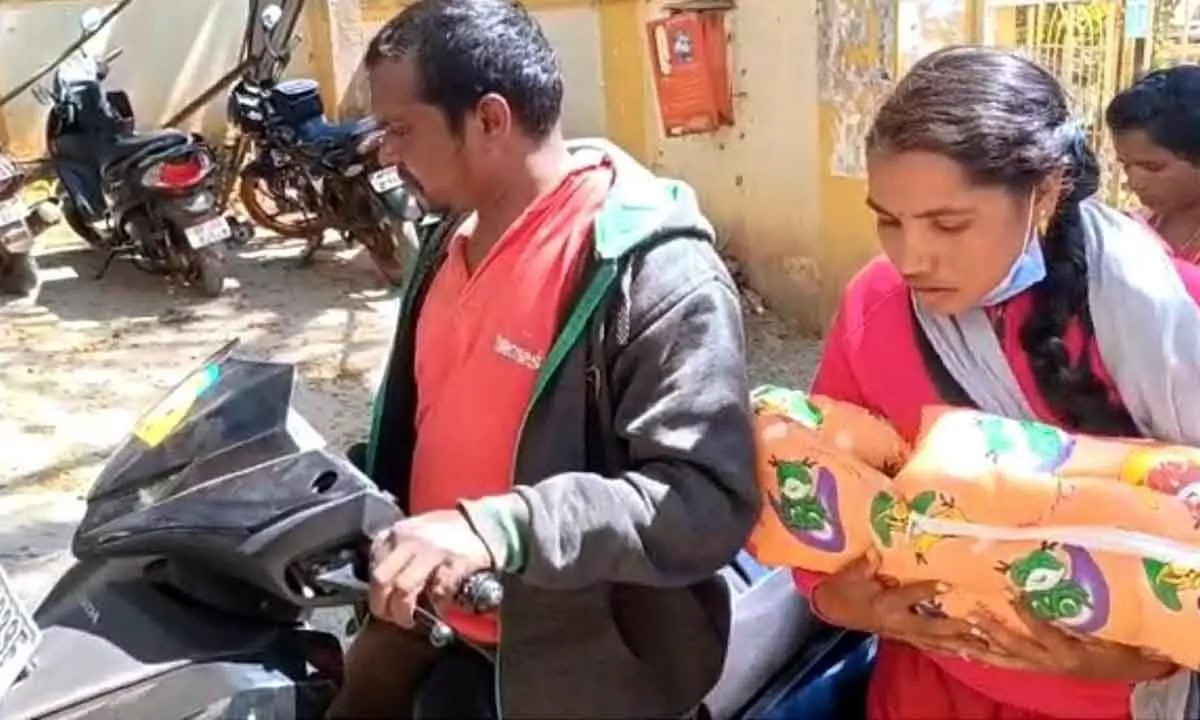 Couple carries dead baby home on two-wheeler
