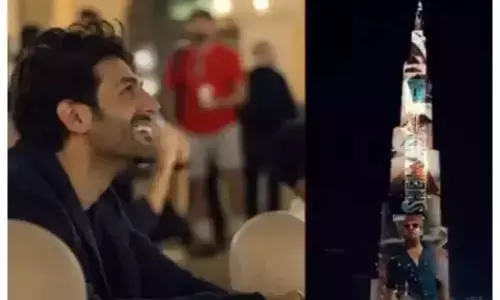 Kartik Aaryans Shehzada Takes Over Burj Khalifa in Spectacular Promotional Teaser