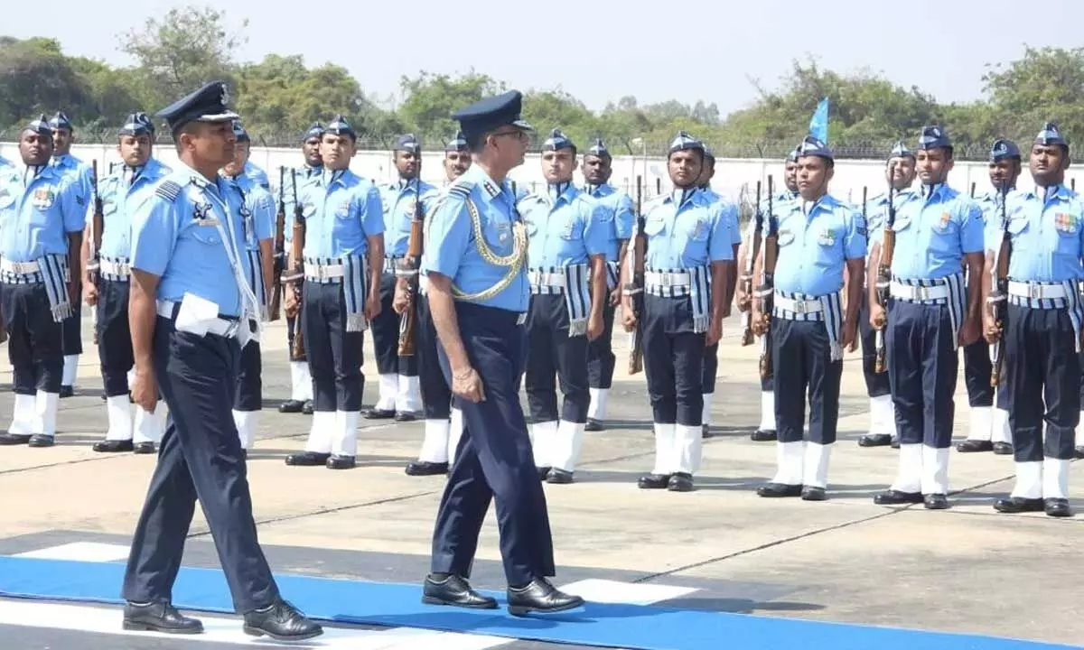 Air Marshal visits Suryalanka IAF station