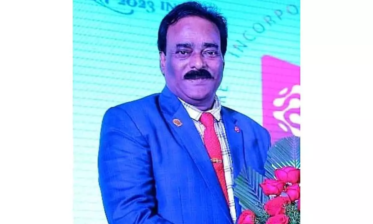 National president of Indian Pharmaceutical Association (IPA) TV Narayana in Visakhapatnam
