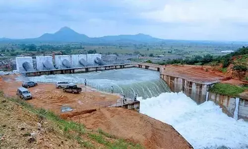 File photo of Palamuru-Rangareddy Lift Irrigation scheme