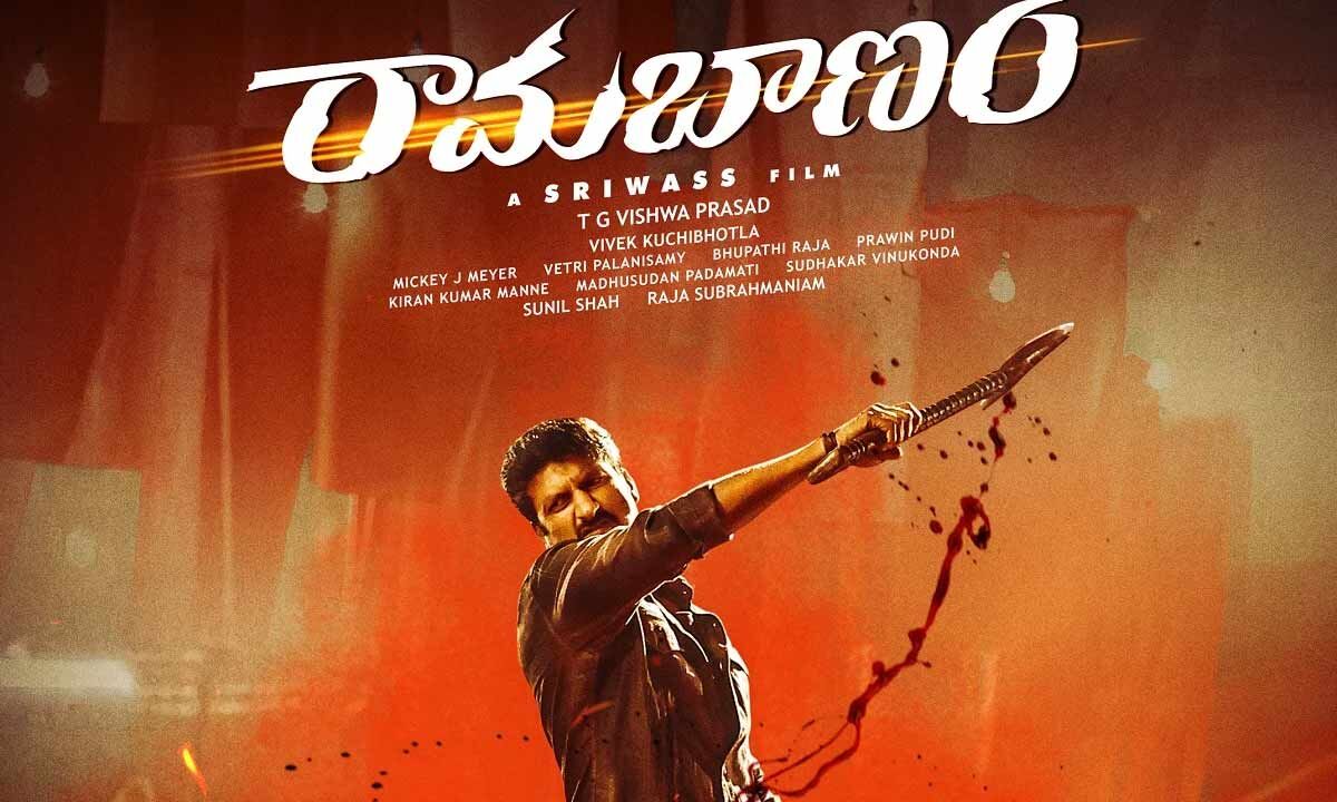 The First Glimpse Of Gopichand's 'Rama Banam' Is Out