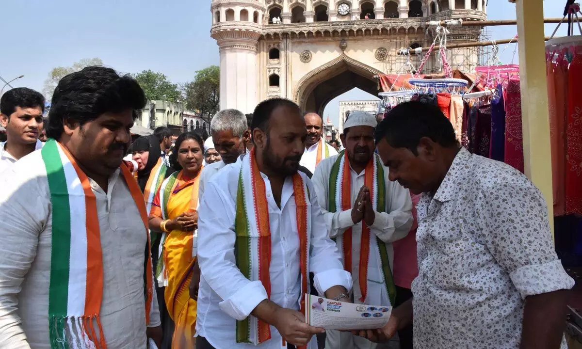 Congress takes on BJP, BRS and MIM in Hyderabad with the Haath Se Haath Jodo campaign