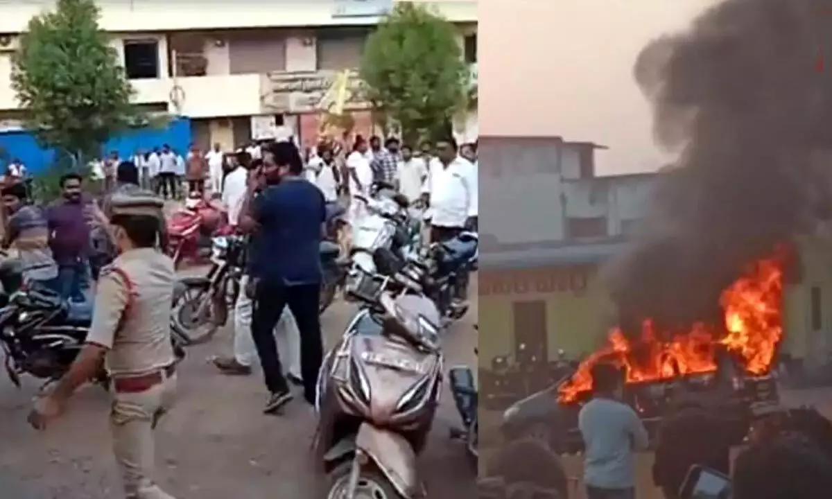 Telugu Desam party office was attacked by YSRCP workers in Gannavaram