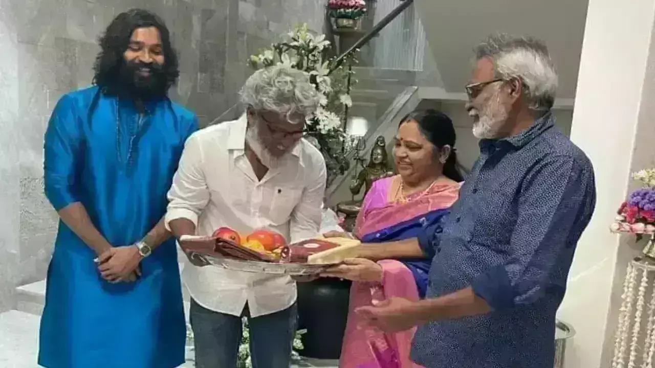 Dhanush has moved into his dream house worth 150 crores along with his parents.