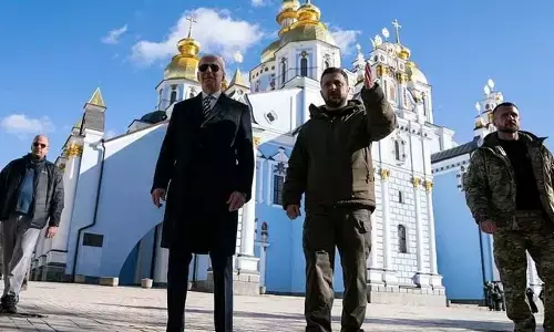 Joe Biden makes surprise visit to Kyiv