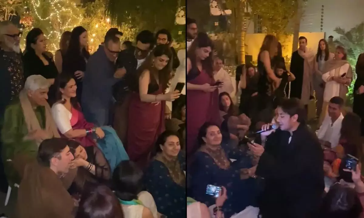 Javed Akhtar And Ali Zafar’s Jam Session In Lahore